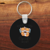 Cute Bee Couple Snuggle Cuddle  Sleutelhanger (Voorkant)