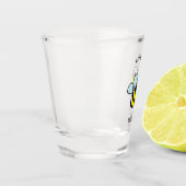 Cute bee Funny Drink partij voor Shot Glas (Links)