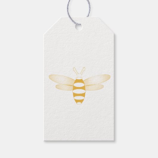 Cute bee Gift Label Cadeaulabel (Voorkant)