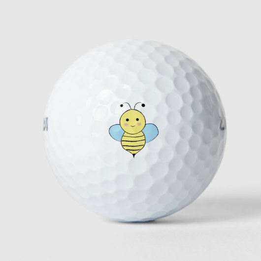Cute Bee Golfballen (Voorkant)