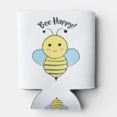 Cute Bee Happy Blikjeskoeler (Achterkant)