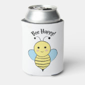 Cute Bee Happy Blikjeskoeler (Blikje Achterkant)