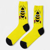 Cute Bee Happy Sokken (Links)