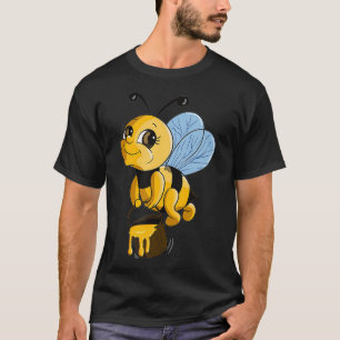 Cute bee Honeycomb Bijenteelt Gift T-shirt