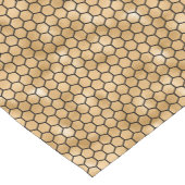 Cute bee honeycomb Wedparty Korte Tafelloper (Hoek)