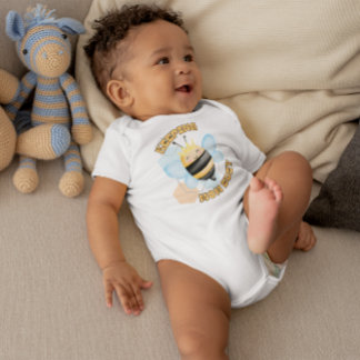 Cute Bee, houdt mam bezig met Baby Bodysuit. Romper