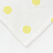 Cute bee hummingbird cartoon illustration fleece deken (Hoek)