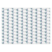 Cute bee hummingbird cartoon illustration tafelkleed (Voorkant (Horizontaal))