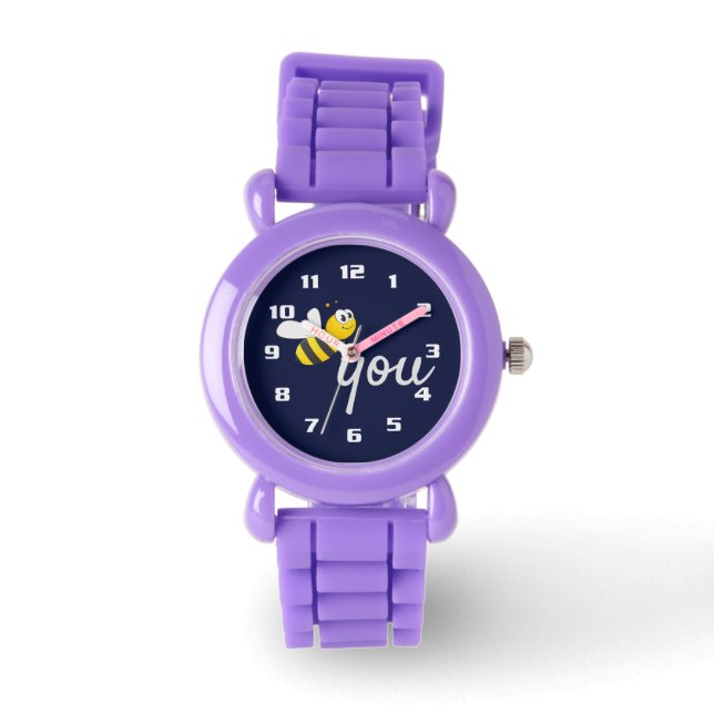 Cute Bee jij bent jou Horloge (Voorkant)