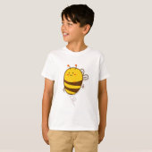 Cute bee Kawaii Drawing T-shirt (Voorkant volledig)