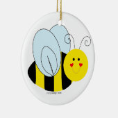 Cute Bee Keramisch Ornament (Rechts)