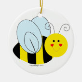 Cute Bee Keramisch Ornament (Voorkant)