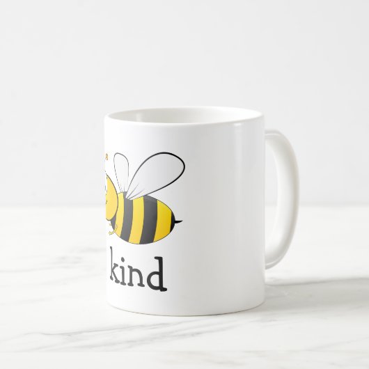 Cute Bee Kind Koffiemok (Voorkant rechts)