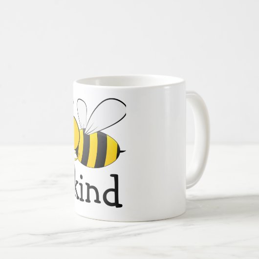 Cute Bee Kind Koffiemok (Voorkant rechts)