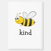 Cute Bee Kind Magneet (Voorkant)