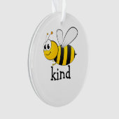 Cute Bee Kind Ornament (voorkant)