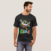 Cute Bee Kind Puzzel Autisme T-shirt Autisme Bewus (Voorkant volledig)