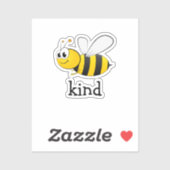 Cute Bee Kind Sticker (Vel)