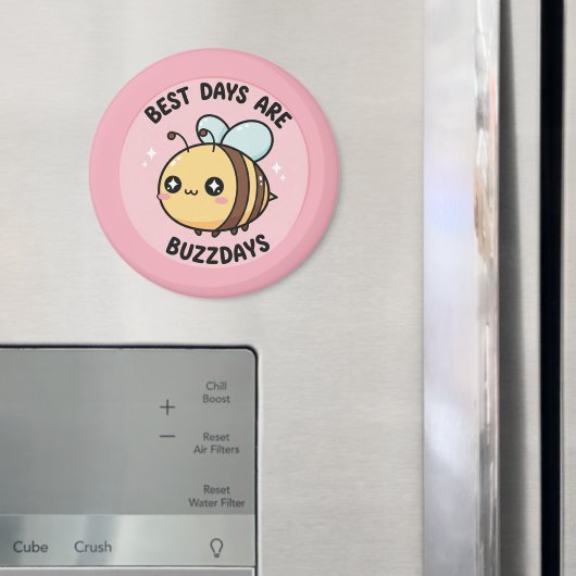 Cute Bee Koelkastmagneet – Kawaii Hommeldier Decor Magneet (Insitu (Koelkast))