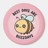 Cute Bee Koelkastmagneet – Kawaii Hommeldier Decor Magneet (Voorkant)