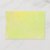 Cute Bee Laying in Flowes Calling Card Contactkaartje (Achterkant)