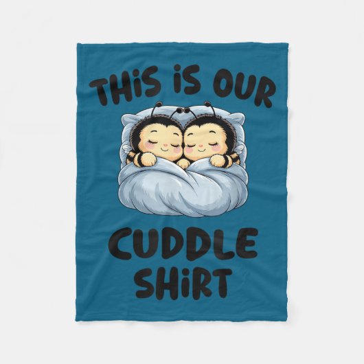 Cute Bee Lovers This Is Our Cuddle  Fleece Deken (Voorkant)