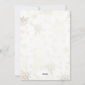 Cute bee Merry kerst - Aangepast Feestdagenkaart (Achterkant)