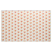 Cute Bee met roze Valentijn Hearts Pattern Stof (Yard (91,4 cm))