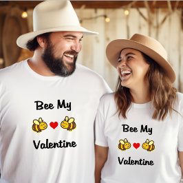 Cute bee Mijn Valentijn Bumble Bees Light-Color T-shirt