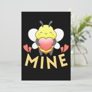 CUTE BEE MINE - FUNNY VALENTINE DAAG FEESTDAGENKAART