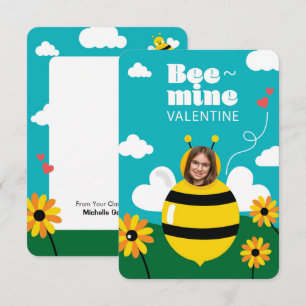 Cute bee Mine Valentijnsdag Kaart voor kinderen