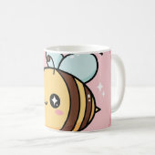 Cute Bee Mok – Kawaii Hommeln koffiekop (Voorkant rechts)