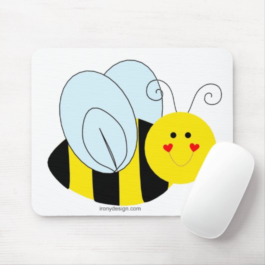 Cute Bee Muismat (Met muis)