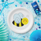 Cute Bee Papieren Bordje (Feest)
