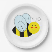 Cute Bee Papieren Bordje (Voorkant)