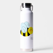 Cute Bee Personalized Waterfles (Voorkant)