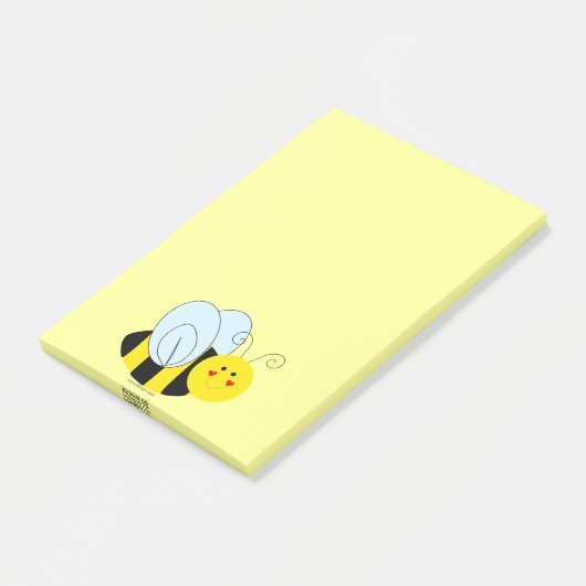Cute Bee Post-it® Notes (Schuin)