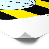 Cute Bee Poster (Hoek)
