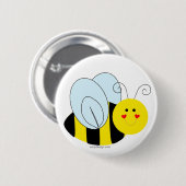 Cute Bee Ronde Button 5,7 Cm (Voorkant /achterkant)