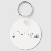 Cute Bee Sleutelhanger (Voorkant)
