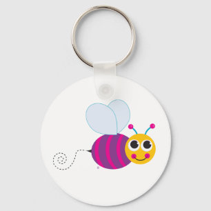 Cute Bee Sleutelhanger