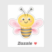 Cute Bee Sticker (Vel)