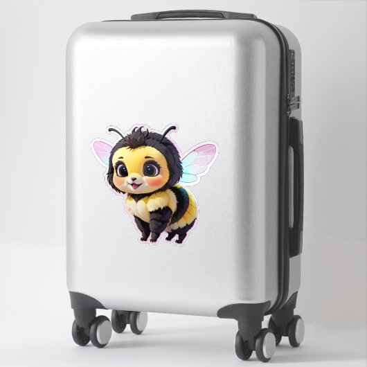 Cute Bee Sticker (Koffer)