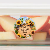 Cute Bee & Sunflower Inspirerende Sticker Set (Aangebracht)