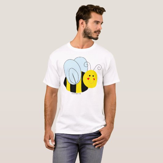 Cute Bee T-shirt (Voorkant volledig)