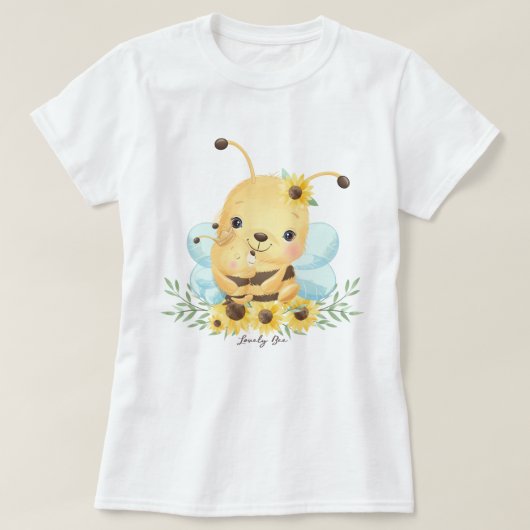 Cute Bee T-Shirt (Design voorkant)