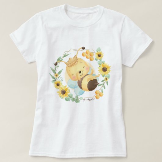 Cute Bee T-Shirt (Design voorkant)