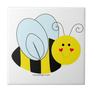 Cute Bee Tegeltje