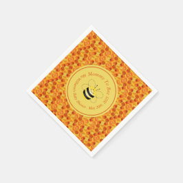 Cute Bee ThMED Baby shower Servet