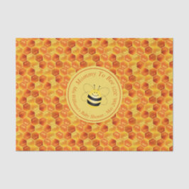 Cute Bee ThMED Baby shower Tissuepapier